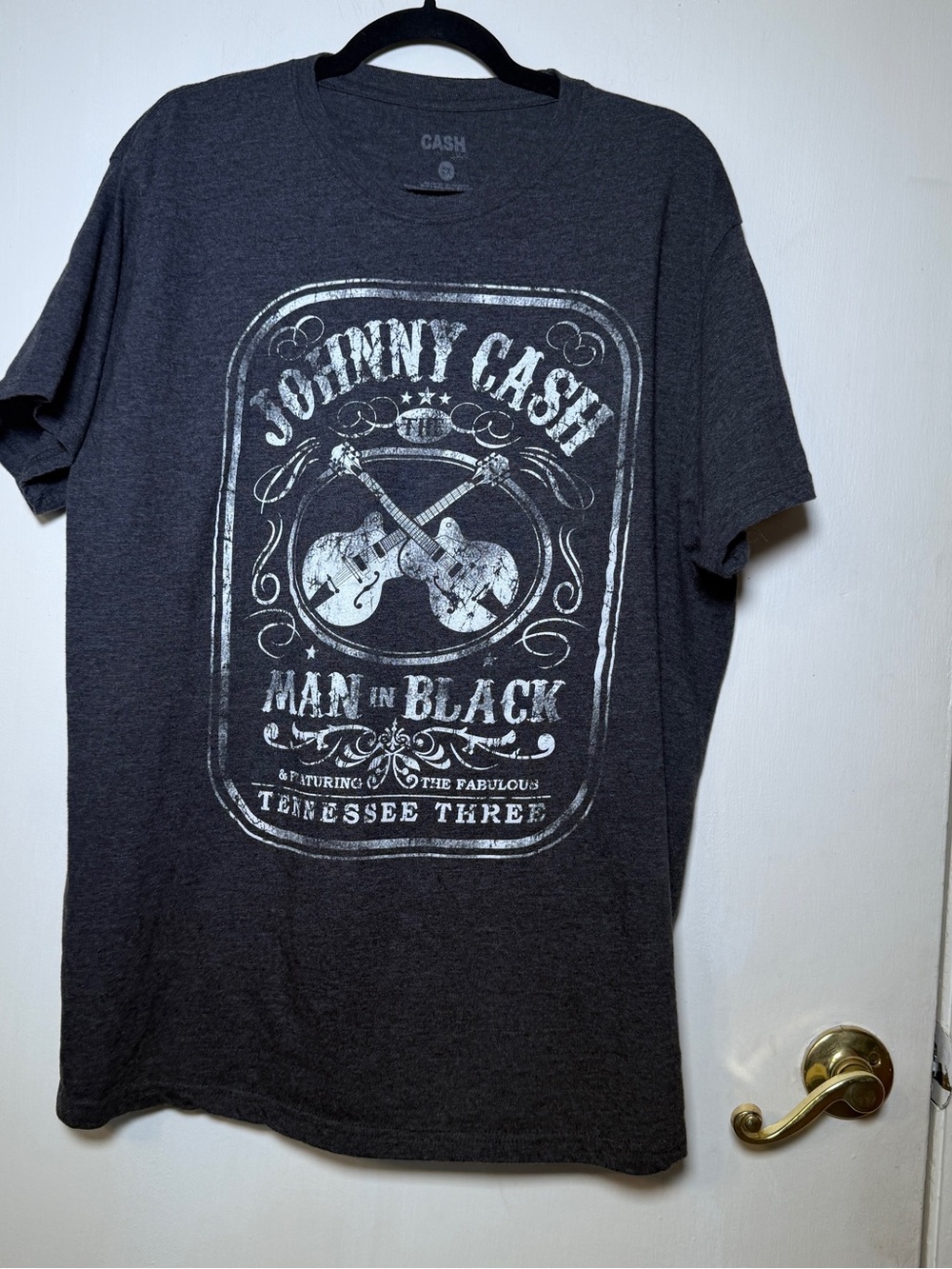 Johnny Cash 'Man in Black' Graphic T-Shirt - Black 2XL